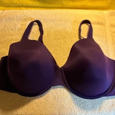 Curvation Womens Bra 42DD Purple Full Figure Coverage Underwire Lined FR/SHP