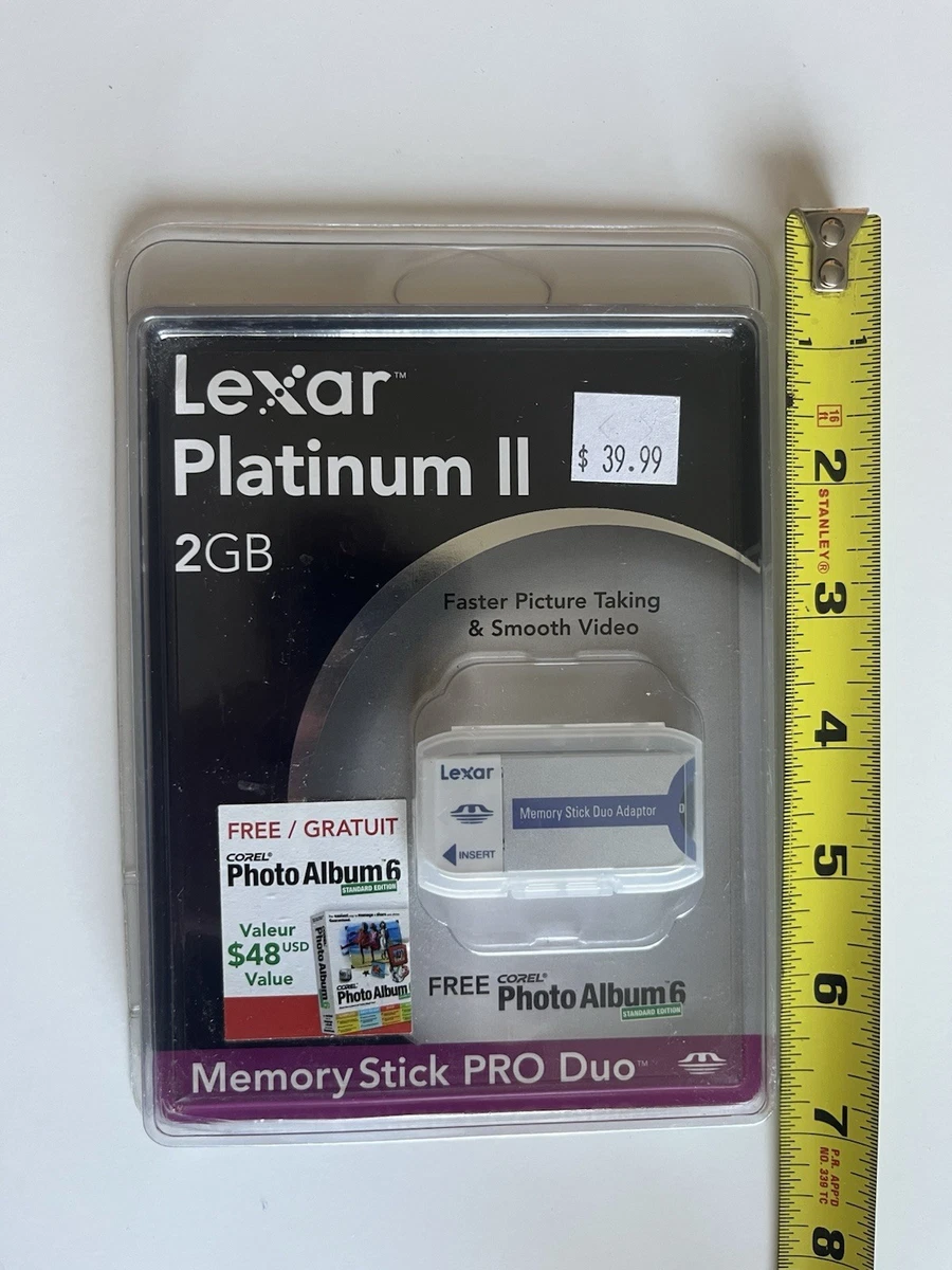 Lexar メモリースティックプロデュオ ゲームエディション アダプタ無 2GB MSDP2GB-840 bme6fzu Amazon | Lexar メモリースティックプロデュオ ゲームエディション