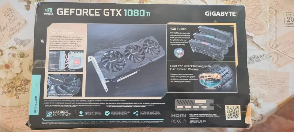 Gigabyte nvidia geforce Gtx 1080ti scheda video in ottime condizioni - Image 4 of 4