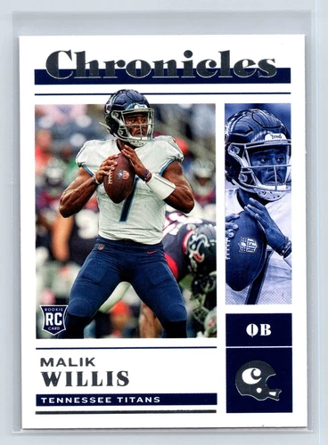 Malik Willis Rookie 2022 Panini Chronicles #34 Tennessee Titans RC 2-22