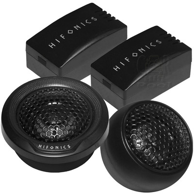 Hifonics Vulcan VX 6.2 T Hochtöner Tweeter Paar mit Gehäuse u. Frequenzweiche