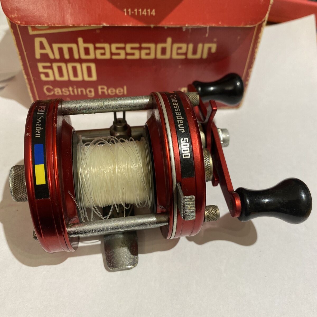 ABU Garcia Ambassadeur 5000 Fishing Casting Reel # 07410 ABU Garcia Ambassadeur 5000 Fishing Casting Reel # 07410