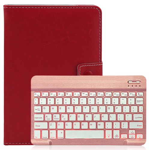 Gift For Amazon Fire HD 10 9th 7th 5th Gen Keyboard Universal Leather Case Cover - Picture 22 of 38