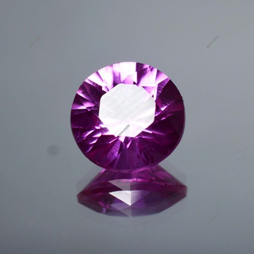8,90 ct natürlicher & echter rosa Rubin runde Form loser Edelstein ZERTIFIZIERT