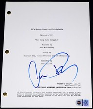CHARLIE DAY Signed IT'S ALWAYS SUNNY IN PHILADELPHIA Full SCRIPT + SWAU COA auto