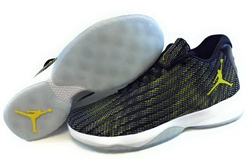 Mens Nike Jordan B.Fly 881444 014 Black Optic Yellow Grey Sneakers Shoes 