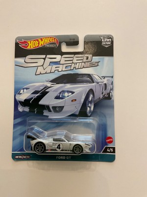Hot Wheels 2023 Premium Car Culture Speed Machines Ford GT #4 White