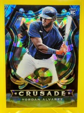 Yordan Alvarez 2020 Panini Chronicles Crusade Blue Ice Prizm SP /99 #2 Rookie RC