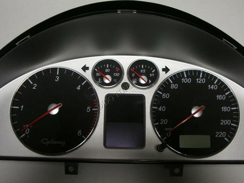 Fits Ford Galaxy Mk1 Facelifting 00-06 4-Teilig Aluminium Tachoringe Tacho Ringe - Picture 7 of 8