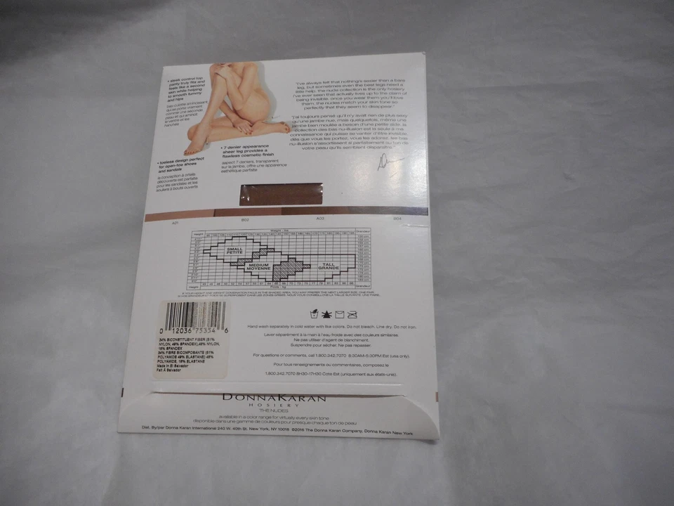 Pantimedias Donna Karan The Nudes Toeless Control Top 0A069 B04 Alto Foto 4 de 4