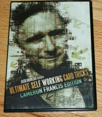 ULT. SELF-WORKING CARD TRICKS: Cameron Francis vol. (2019)   --TMGS DVD blowout!