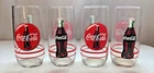 Vtg LOT OF 4 Anchor Hocking Drinking Glasses COKE Coca-Cola 16oz Tumblers 1999
