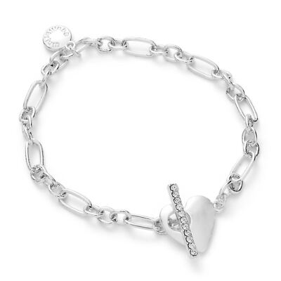 Heart Bracelet Bracelet Equilibrium Equilibrium Silver Plated Te