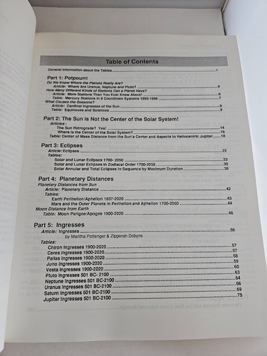 Tables of Planetary Phenomena by Neil F. Michelsen (1990, Trade Paperback) - Foto 7 di 8