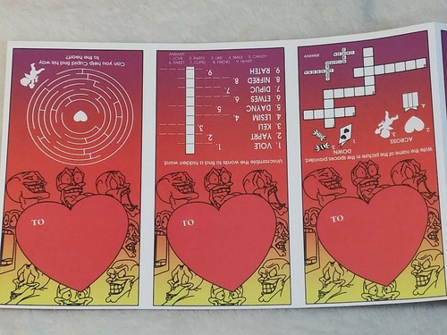 Máscara Animada Serie 32 Plegable San Valentín y 48 Pegatinas Actividades 1996 - Imagen 6 de 9