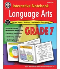 Interactive Notebook: Language Arts Resource Book, Grade 7 by Schyrlet Cameron