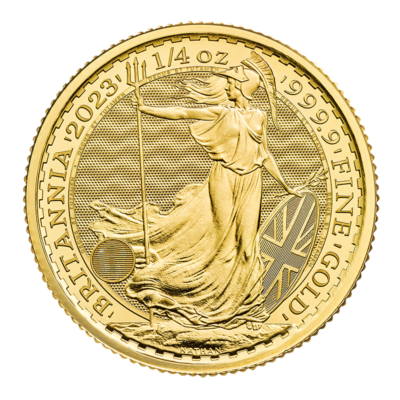 BRITANNIA KING CHARLES III 2023 UK GREAT BRITAIN 1/4oz .9999 Pure