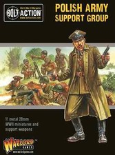Bolt Action 402217603 Polish Army Support Group WWII HQ Weapon Teams Warlord