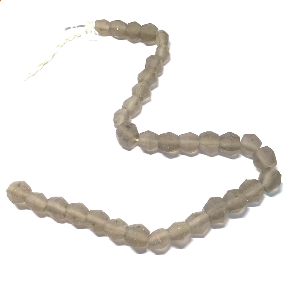 Glasperlen Nuggets Bali Indonesien rauchquarz 10-13 mm Perlen nenad-design N032 - Bild 2 von 4