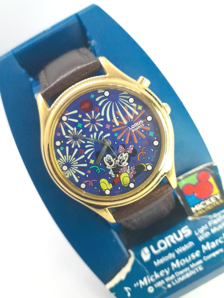 Vintage Lorus Disney Mickey Animated Musical Watch by Seiko