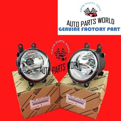 GENUINE OEM TOYOTA CAMRY RAV4 LEXUS ISF LX570 HS250h RIGHT & LEFT FOG LAMPS SET