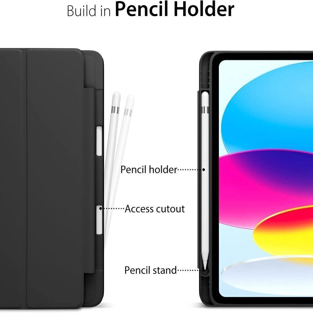 Schutzhülle Für iPad 5678910th Air 3 4 5 Pro 11 Smart Case mit Stifthalter