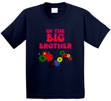 Im The Big Brother Groovy Family Baby Bro Children Mom Dad Gift T Shirt