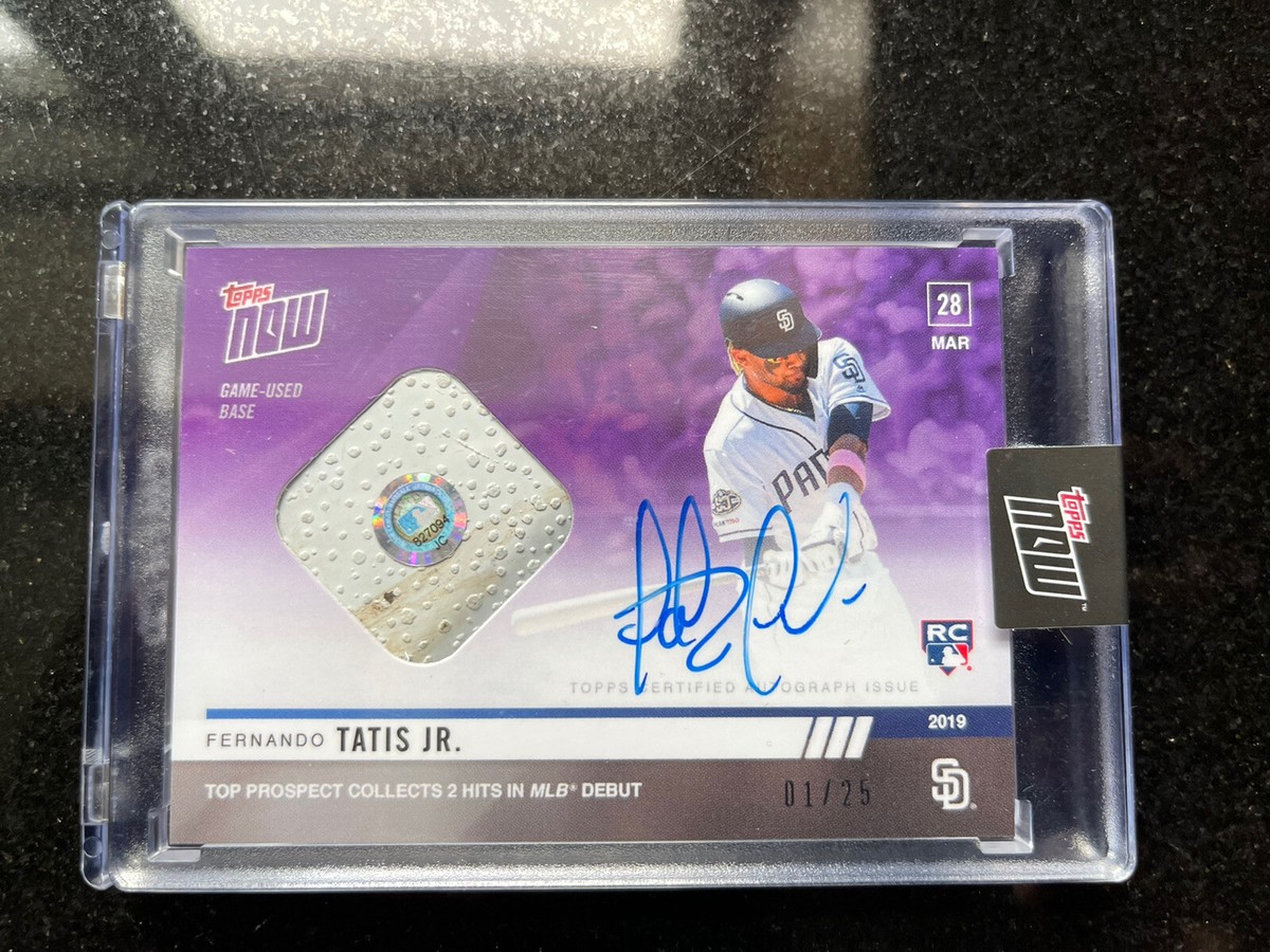 MLBカード　fernando tatis jr. RC relic auto 2025 Topps Major League Material Relic Fernando Tatis Jr