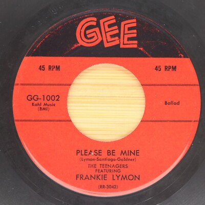 THE TEENAGERS FT. FRANKIE LYMON - WHY DO FOOLS FALL  IN LOVE - DOO WOP 45 GEE