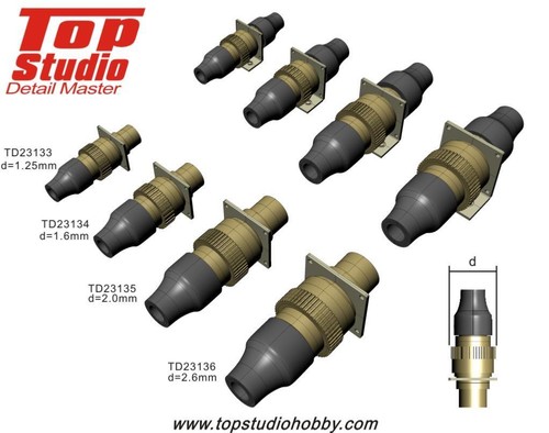 Td23135 - 1/12 - 2.0mm Electronic Connectors (Brass)