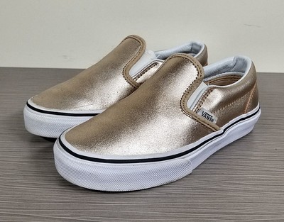 kids rose gold vans