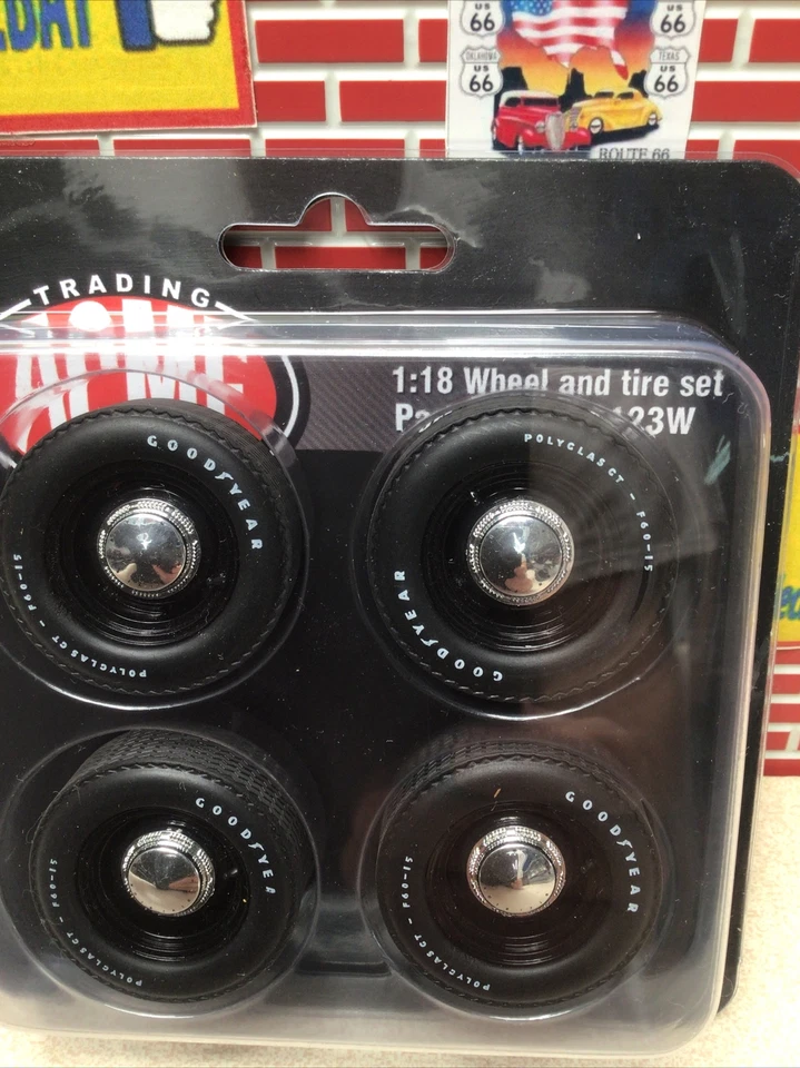 1/18 ACME Mopar Black Steel Wheel and Tire Set A1806123W Last Ones In Stock - Image 3 of 4