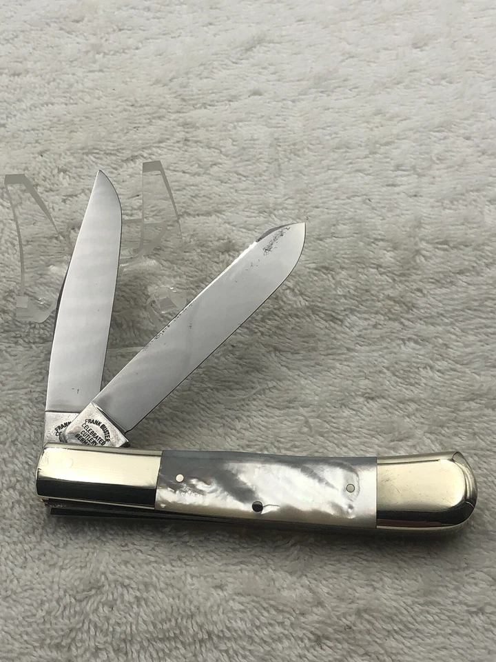 Navaja de Bolsillo Fight'n Rooster Edición Limitada 1/600 2 Hojas Trapper Madreperla (#18) Foto 2 de 4