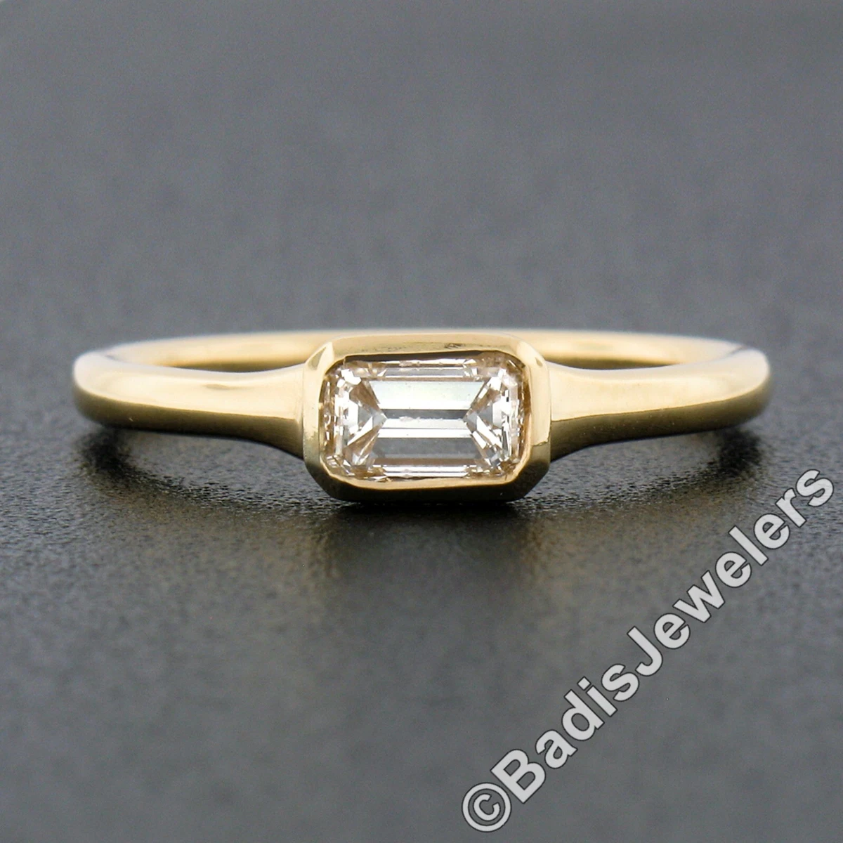 Emerald cut sideways deals