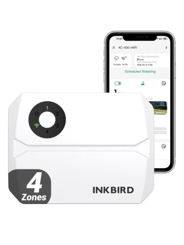 Rasensprengeranlage Bewässerung Bewässerungssteuerung 4 Zonen Inkbird IIC-400 WLAN - Bild 2 von 16