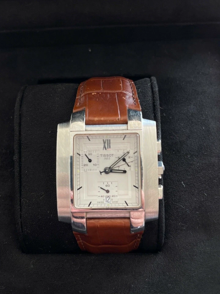 Tissot  TXL 1853 Brushed/Polished SS Chronograph Pearl White Dial Quartz Watch - Image 2 of 3