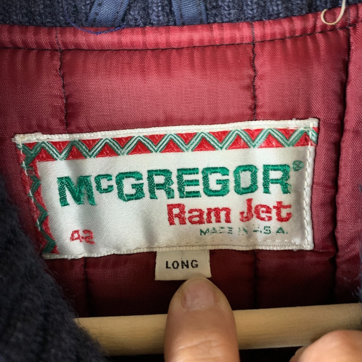 Vtg 60s McGregor Ram Jet Jacket 42 Long Zip Up Insulated Vtg 60s McGregor Ram Jet Jacket 42 Long Zip Up Insulated