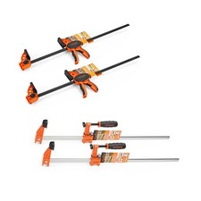 Jorgensen 24" One Hand Clamp/Spreader - 2-pack, Medium Duty, E-Z Hold Bar Cla...