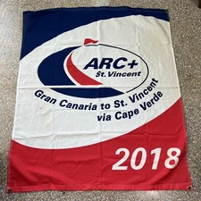 Rare Sailing Flags From ARC+ Race Including  Grand Canaria And British Flags