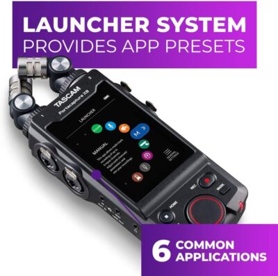 TASCAM Portacapture X8 32bit float 192kHz 8-track portable