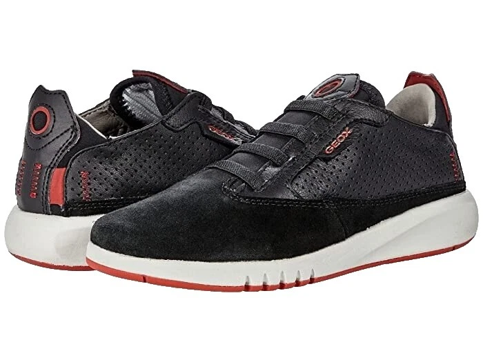 Zapatos superiores de cuero unisex para niños Geox