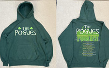 Rare THE POGUES Collection Tour 2004 Band Green Hoodie All Size S to 3XL TMB4091
