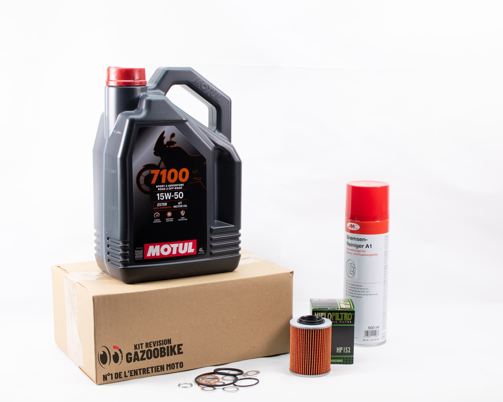 Vidange Aprilia RSV 1000 évitez l'usure moteur avec le kit Motul 7100