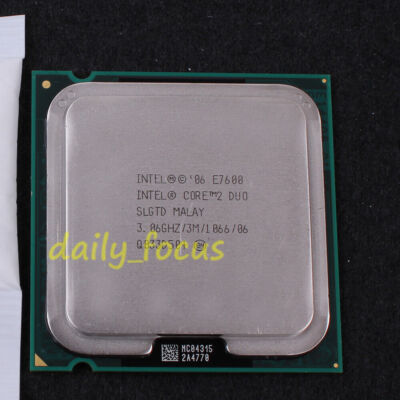Intel Core 2 Duo E7600 SLGTD SLGTN 3.06 GHz AT80571PH0833ML CPU LGA 775 1066 MHz