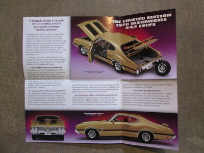 Danbury Mint Brochure 1970 Oldsmobile 442 Coupe LE