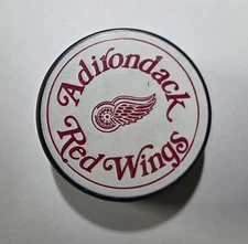Adirondack Red Wings vintage AHL hockey puck