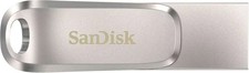 SANDISK - Ultra Dual Drive Luxe 512GB USB 3.1, USB Type-C Flash Drive - Silver