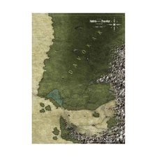 Modiphius Symbaroum Ambria & Davokar Map VG+/Mint