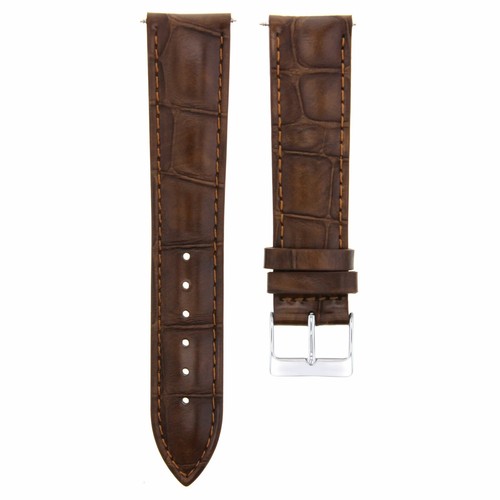 17MM LEATHER WATCH BAND STRAP FOR 31MM ROLEX CELLINI WATCH MIDSIZE LIGHT BROWN - Picture 4 of 6
