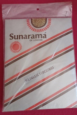 Gold Metallic Stockings Sunarama of London